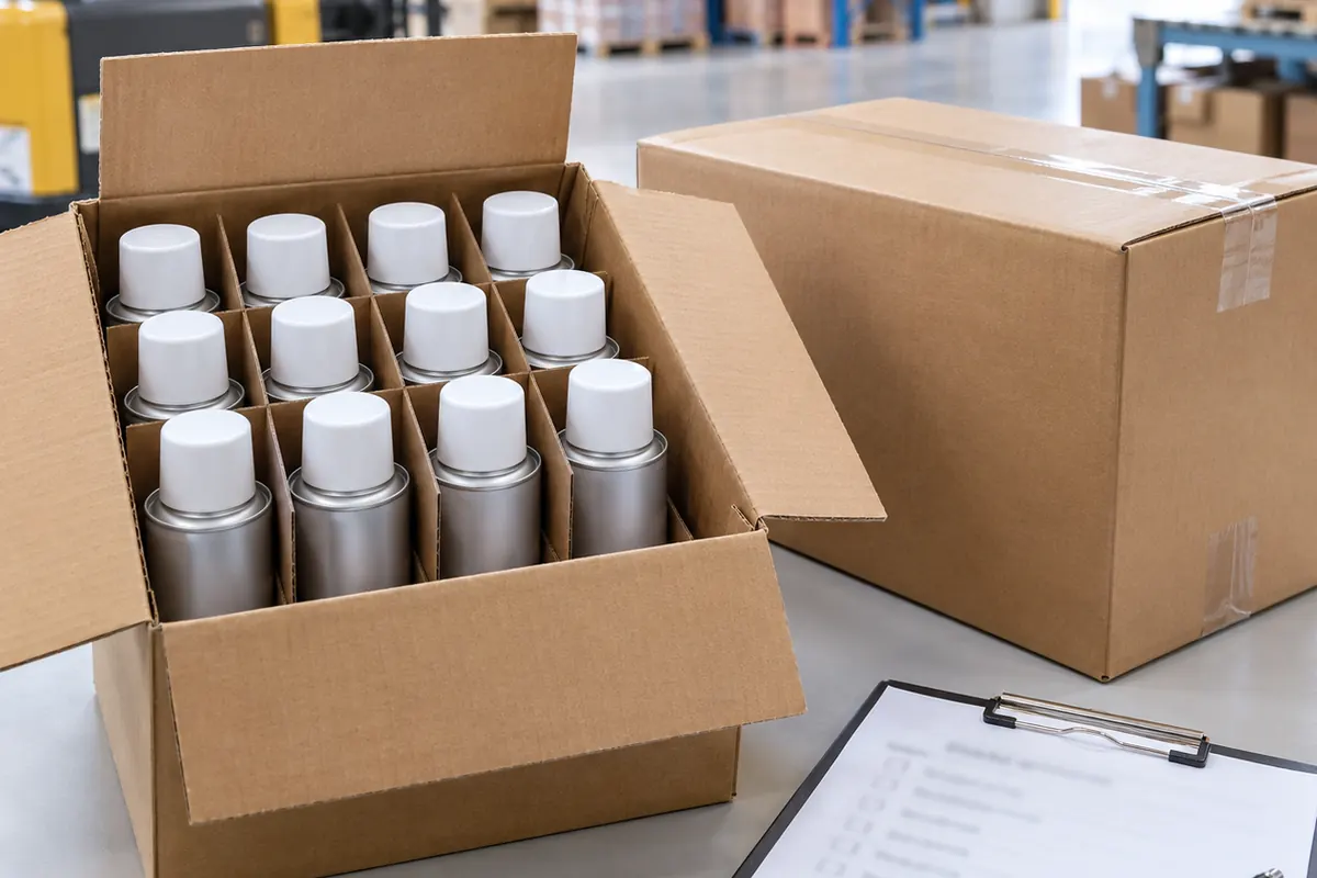 Illustrative freight-planning concept for aerosol cargo