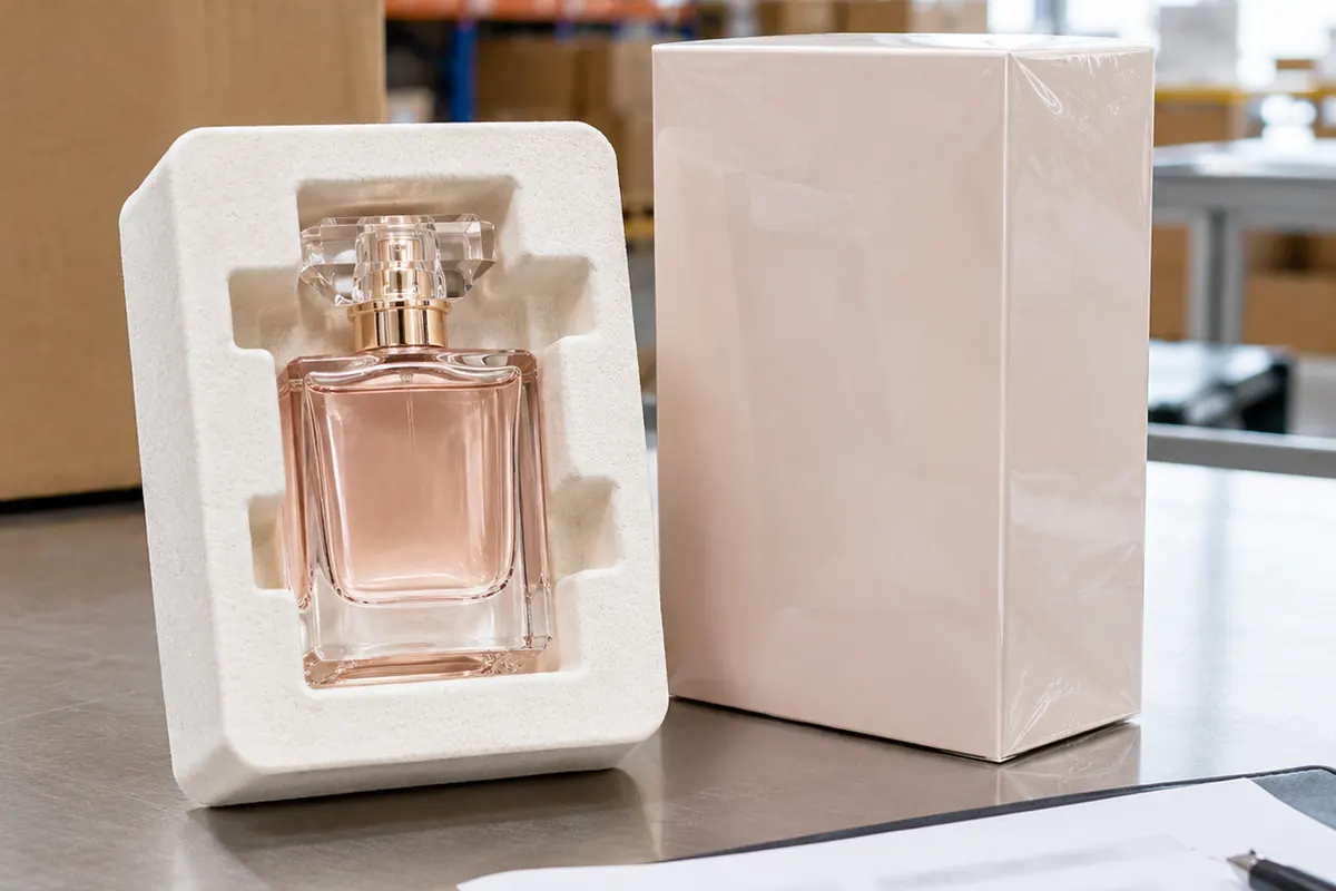 Illustrative freight-planning concept for perfume cargo